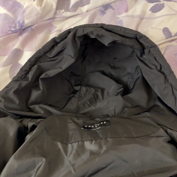 Black Couture Club Puffer Jacket - Picture 7 of 8